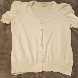 Short sleeve cardigan